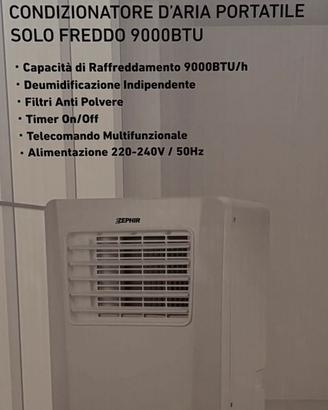 Condizionatore d’aria portatile solo freddo
