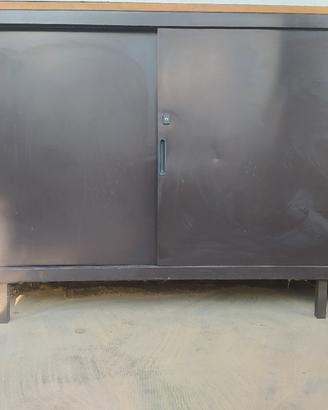 armadio lamiera acciaio ante scorrevoli 180x45x105