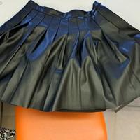 Mini gonna simil pelle taglia M