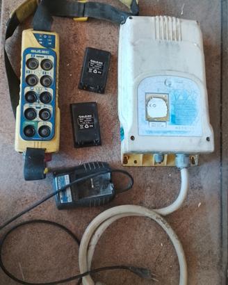 radiocomando per gru autek