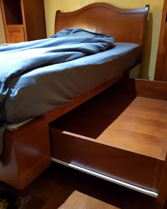 Letto Fatto dal Falegname Piazza e Mezza 