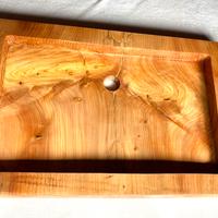 Lavandino in legno di cedro