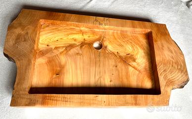 Lavandino in legno di cedro