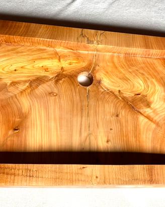 Lavandino in legno di cedro