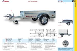 Rimorchio Cresci H7B 750/600/450 Kg