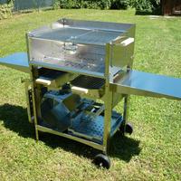 Barbecue a legna e carbonella inox 60GFULL- ilSimo