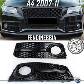 Griglie FENDINEBBIA AUDI A4 RS4 B8 NIDO D'APE NERA
