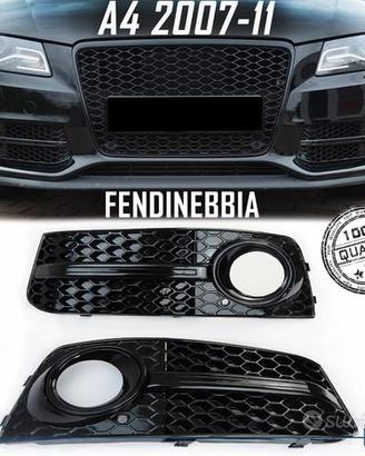 Griglie FENDINEBBIA AUDI A4 RS4 B8 NIDO D'APE NERA
