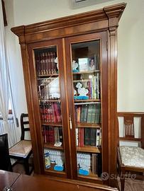 Libreria e tavolino apribile antico