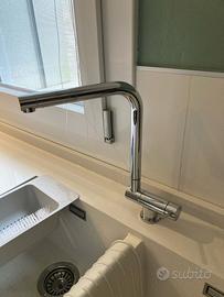 Miscelatore lavello reclinabile/abbattibile