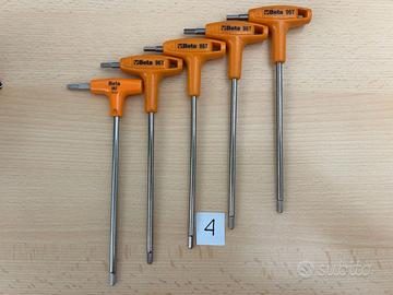 Chiavi a T BETA esagonale n°4 maschio NUOVE