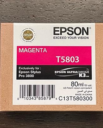Cartuccia per Epson Stylus Pro 3800 T5803 Magenta