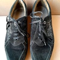 Sneakers donna Andrea Morelli scamosciato nero 38