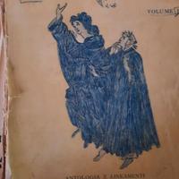 Libri antichi Antologia letteratura italiana 1952