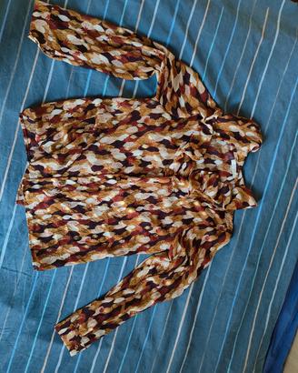 Blusa camicia ALTAMIRA MILANO foglie