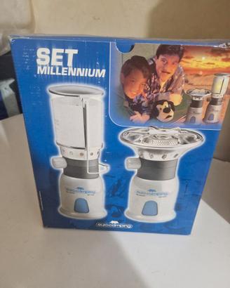 SET FONELLO E LAMPADA DA CAMPEGGIO EUROCAMPING