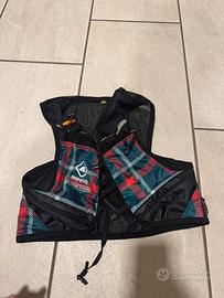 Zaino trail dangergrizly ghost vest 4 quadrettoni