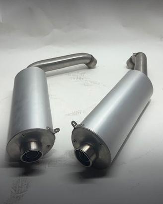 Coppia Silenziatori Originali D. 50 Per Ducati 996