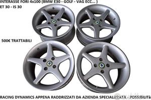 Cerchi In Lega Da 15" Per Bmw E30 - Golf 1 - 2