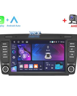 RADIO GPS ANDROID 10 PER SKODA OCTAVIA 09-13 USB T