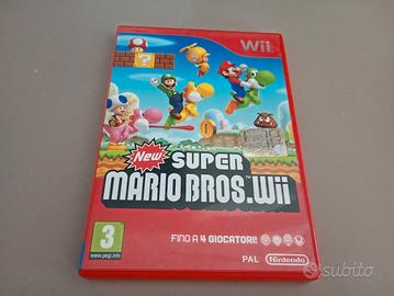 gioco nintendo wii super Mario Bros in ITALIANO 