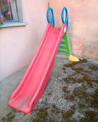 Scivolo e piscinetta per esterni