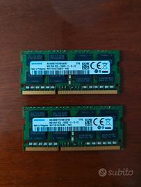 2x8Gb (16Gb) RAM Sodimm DDR3 1600MHZ