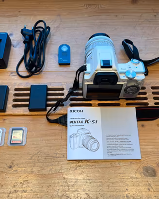 Pentax K-S1 bianca – Reflex perfetta, kit completo