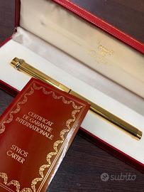 STILOGRAFICA CARTIER TRINITY PLACCATA ORO 18KT