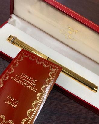 STILOGRAFICA CARTIER TRINITY PLACCATA ORO 18KT