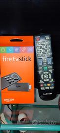 TV SAMSUNG + FIRE STICK TV + DIGITALE DVBT-2