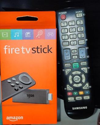 TV SAMSUNG + FIRE STICK TV + DIGITALE DVBT-2