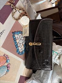 Borsa vera pelle di coccodrillo