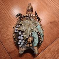 Bottiglia porta acquavite lavorata a mano