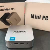Mini PC acemagic +doppio monitor Samsung +braccio