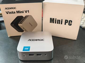 Mini PC acemagic +doppio monitor Samsung +braccio