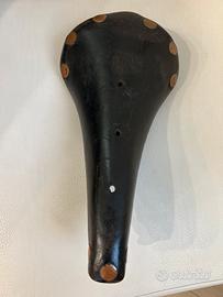 Sella vintage in cuoio per bici