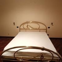 letto matrimoniale in ottone 