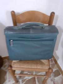 Borsa a cartella in pelle