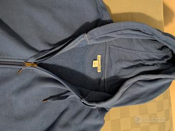 felpa uomo con cappuccio XL blu