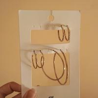 Set orecchini tondi bigiotteria dorata