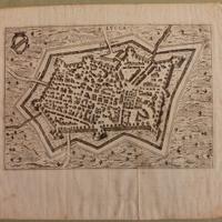 mappa storica citta' di Lucca