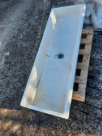 Lavabo a canale 135x35 Ceramica