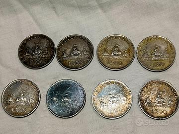500 lire in argento caravelle