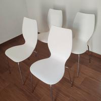Sedie bianche (4 pezzi) 