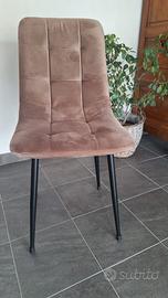 Sedie cucina soggiorno set da sei come nuove