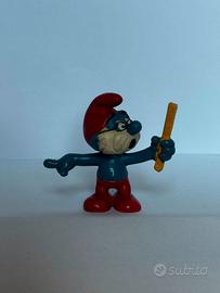 Grande Puffo con Metro vintage originale anni '70