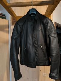 Giubbotto moto in  pelle