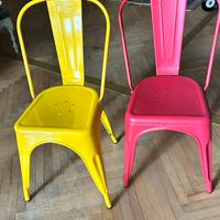 Coppia sedie stile industriale