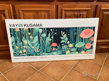 Kusama quadro ninfee 50x100 cm